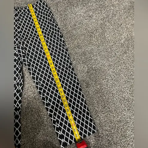 Dennis Basso New Dennis by Black and White Geometric Business Pattern Pants 12