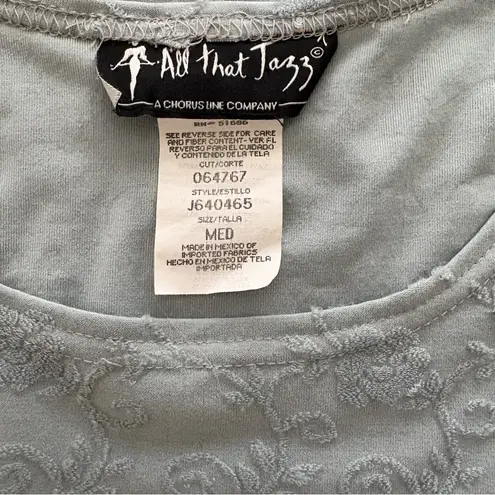 All that jazz Vintage Y2K Knee Length Burnout Scroll Shift Dress Size Medium EUC