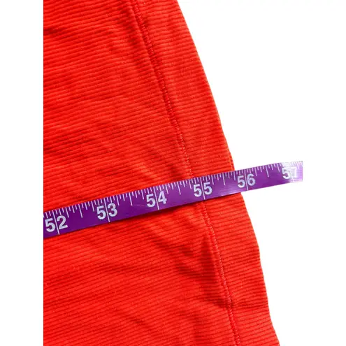 SKIMS Soft Lounge Long Dress in Fire Orange Ribbed Sleeveless Maxi Dress Size S