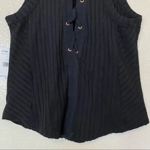 Free People  Check It Out Tank Top in Black Size XS NWT thumbnail 9