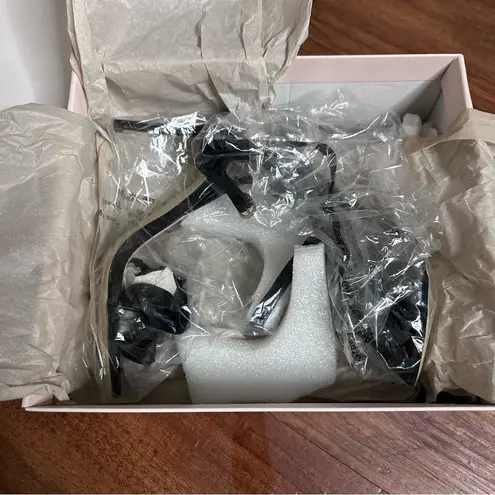 leather retro glam chic y2k open toe Satin Ruffle Heels Size 7