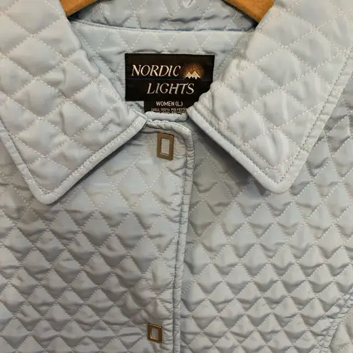 Nordic Lights Blue Mild Puff Women’s Large Coat. 2465