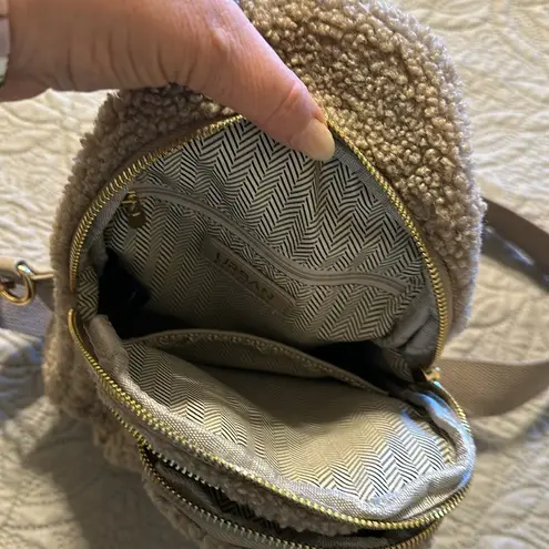 Urban Expression Ladies mocha colored sling back purse. new