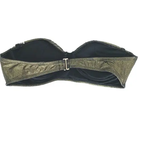 Zac Posen for Target Metallic Gold Bikini Set - Top Size XL / Bottom Size M