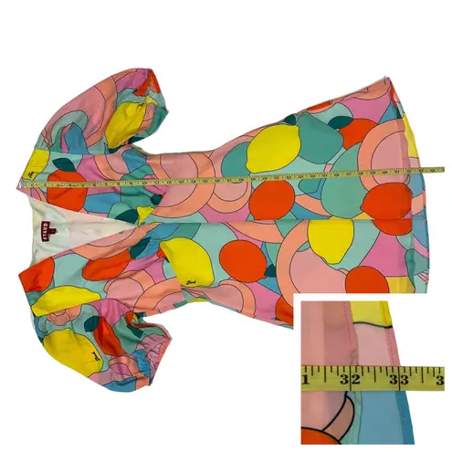 STAUD Mini Milla Dress - Citrus Kaleidoscope - 2