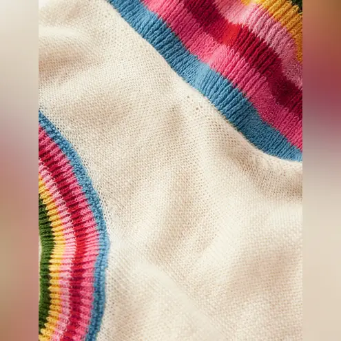 BODEN Josie Frilled Linen Tank S 100%LINEN White