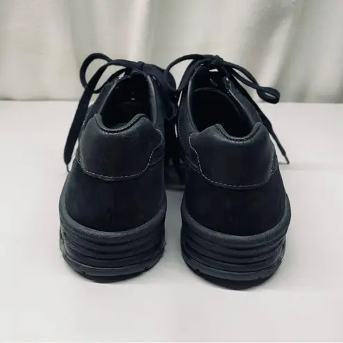 Mephisto Black Nubuck Leather Walking Shoes Women’s 8.5 Comfort Air Bag System