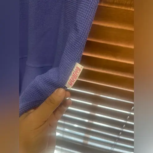 Seventeen Magazine vintage thermal cotton drop waist flounce skirt tennis dress Purple Size M