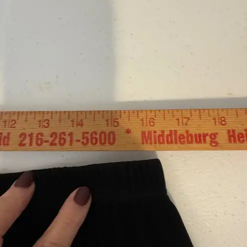 CHICOS Travelers Black Acetate Spandex Straight Leg Pull On Pants Womens Size 12