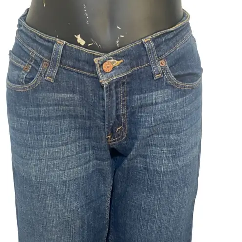 Levi’s 528 Curvy Cut Flared Denim Jeans in Blue Size 11