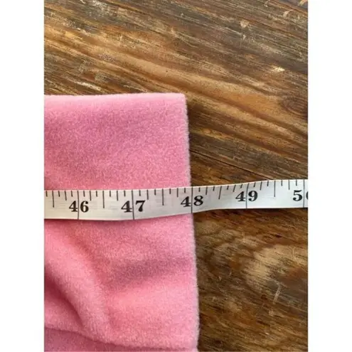 Vanity Fair VTG Women's Velour Type Wrap Tie Bathrobe Pink Large