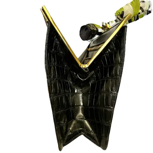 Vintage Genuine Alligator Black Top