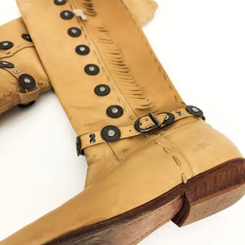 Vintage Western Fringe Medallion Knee