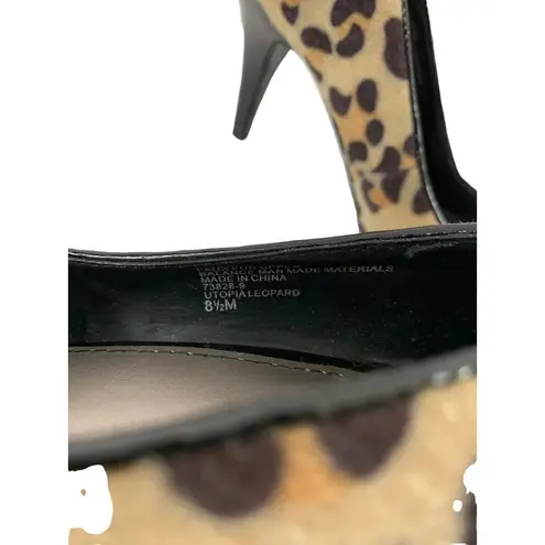 Fergalicious Women’s Cheetah Fuzzy Heels
