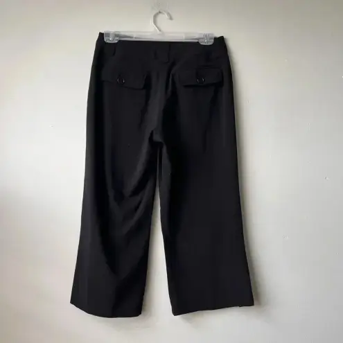 Scott Taylor Women's Size 4 Black Pants Straight Wide‎ Leg