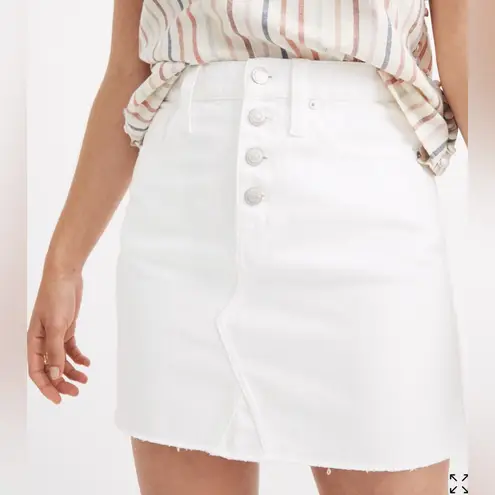 Madewell  Rigid Denim A-Line Skirt Size 28