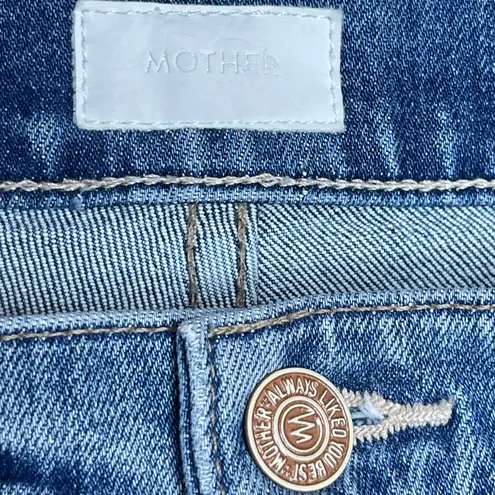 Mother The Stunner Ankle Step Fray Jeans sz 29 Helter Skelter skinny high