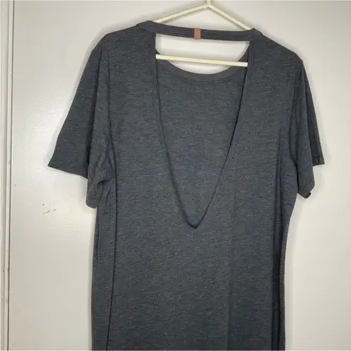 Lunya Size XL Meditative Gray Open Back
Side Slits Restore Long Maxi Dress - Image 6