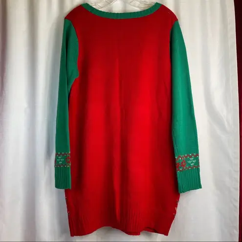 United States Sweaters Ladies Ugly Christmas Tunic Style Sweater XL