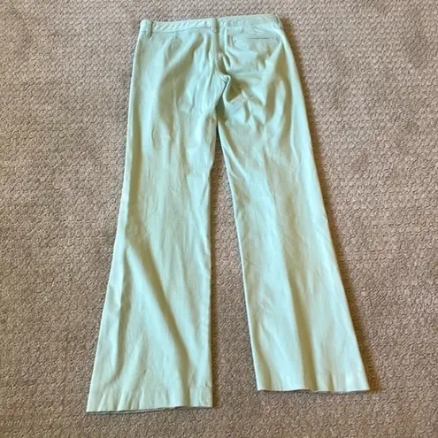 Catherine Malandrino Mint Green Seamed Pants