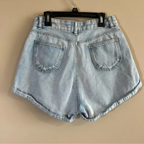 Princess Polly  Denim High Rise Shorts 2