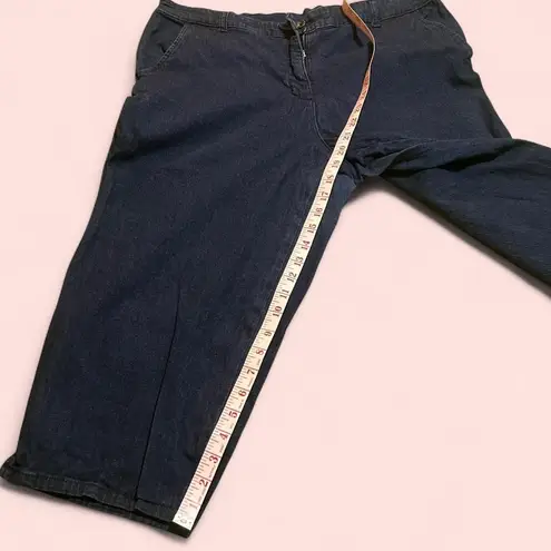 Karen Scott Navy Blue Capris sz 14