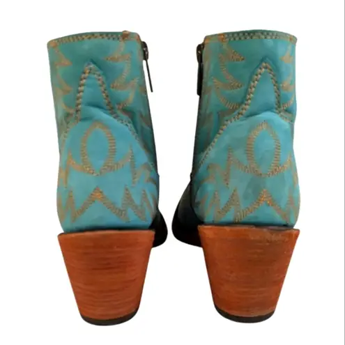 Caborca Silver Liberty Black Katherine Western Boots GUC $240 Size 5.5 S3249