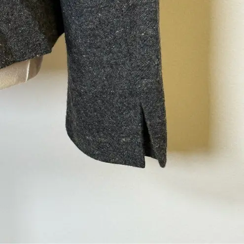 Tribal | Gray Wool Blend Blazer Jacket Single Button Closure Women’s Size 6