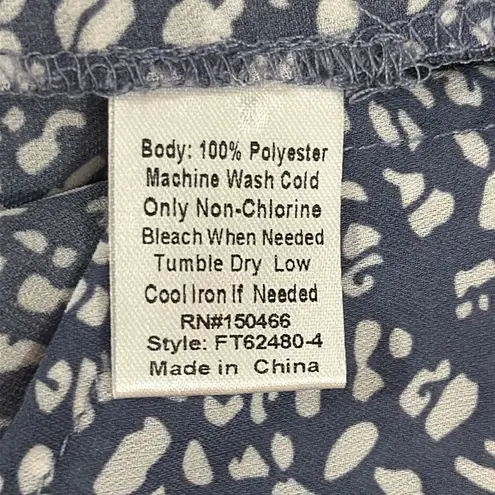 Monday Fun Tie Sleeve Blouse Sz L