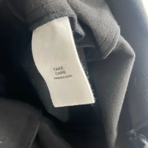 Avec Les Filles Dress SZ Small Faux Ever Leather One-Shoulder Bodycon Black NWT