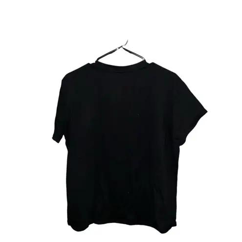 Whitney Houston Women's XL Black Cropped Graphic‎ T