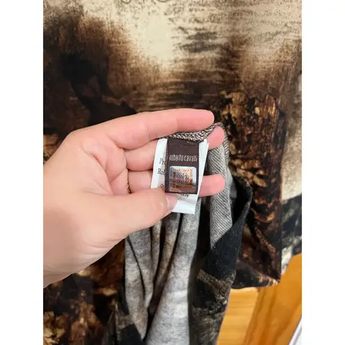 Roberto Cavalli Y2k NWT Abstract Baroque Print Long Sleeve Cocktail Dress Medium