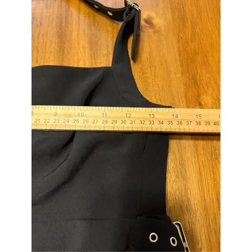 ZARA  Women’s OPEN BACK Adjustable Halter DRESS Black Size Small