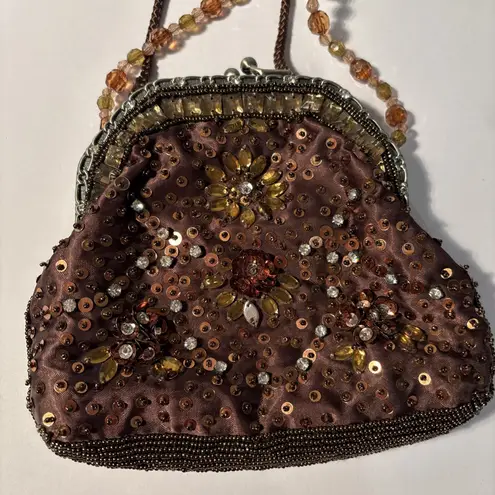 Preston & York Evening Bag Clutch Bronze And Gold Vintage