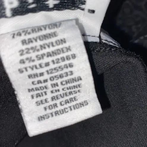 Habitat size small black jacquard pants