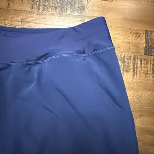 Lands End Women's Swim Shorts with Inner swimsuit Size 22W Navy Blue Pockets