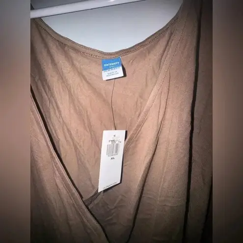 Old Navy  women’s Maternity Wrap-Effect‎ Slub- Knit T-Shirt NWT XXL