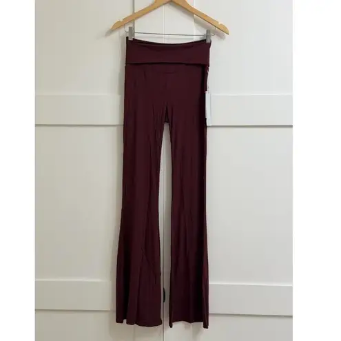Negative Underwear Whipped Roll Down Pant in Garnet, Size X