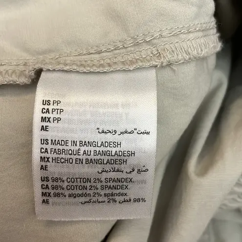 Karen Scott Tan Elastic Drawstring Waist Pull On Shorts w/ Side Pockets Size PP