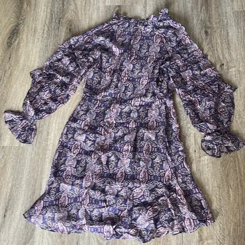 Haute Hippie Silk Long Sleeve Dress Size 4