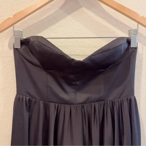 Fame and Partners The Ambrose Strapless Dress Gown in Black Size 2 NWT
