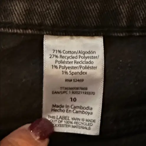 Time and Tru Chocolate Brown Barrel Jeans Sz 10