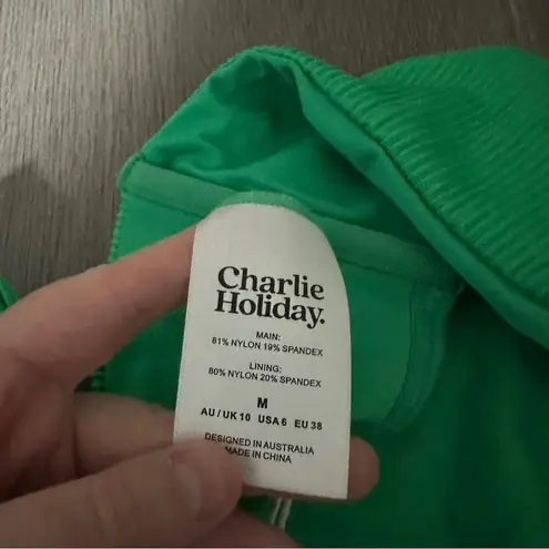 Charlie Holiday Malau Bandeau Top & Maya High Waist Bikini Bottoms Sz XS & M NEW