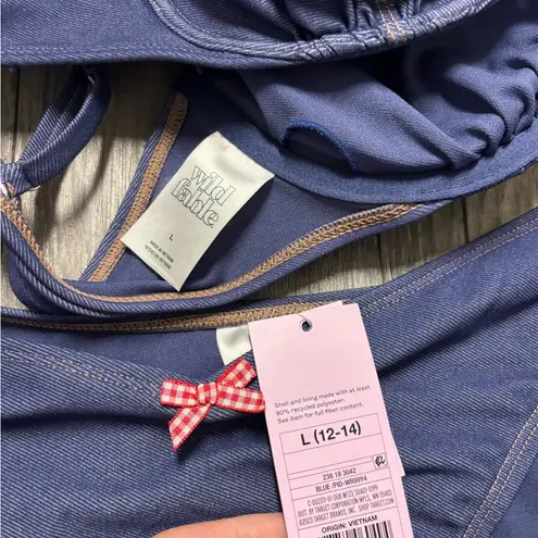 Wild Fable  Denim Print Bikini