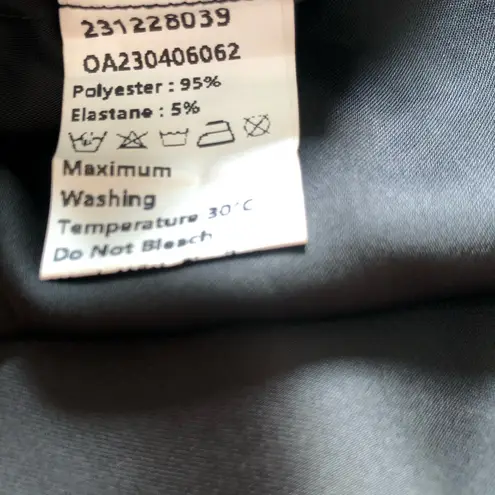 Commense Womens Maxi Skirt Size Medium Black Satin Stretch High Waisted Pull On