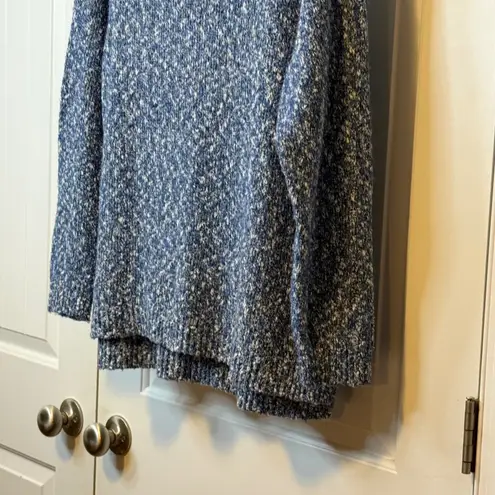 Buffalo David Bitton Blue Textured Knit Sweater Women 2X Plus Long Sleeves #