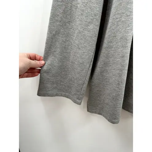 Soft Surroundings  Grey Long Sleeve Beaded Sweater Top Size Extra Large