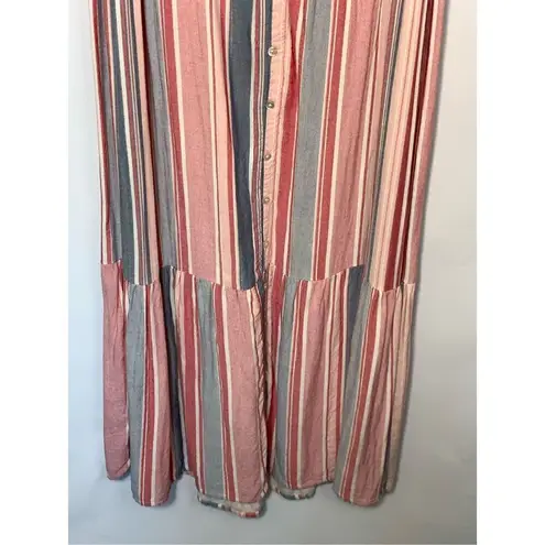 New directions, curvy tank top, midi dress size one 1X Red