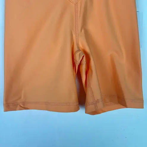 We Wore What NWT Lace-Up Biker Short Peach Cobbler Size XS NEW $68