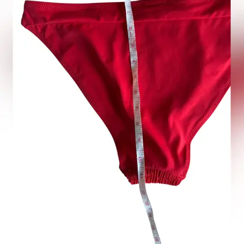 City Chic plus size 16 mid rise shirred moderate coverage vibeka bikini Bottoms